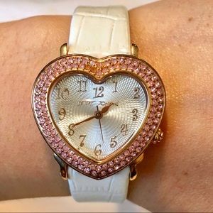 Betsey Johnson Heart Shaped Watch